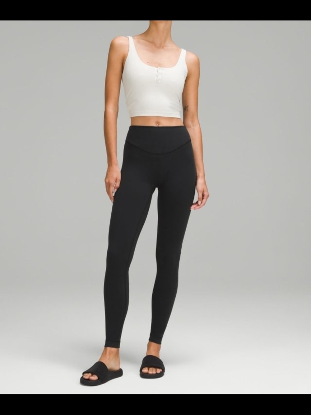 Lululemon Wunder Under SmoothCover High-Rise Tight 28" in Black
